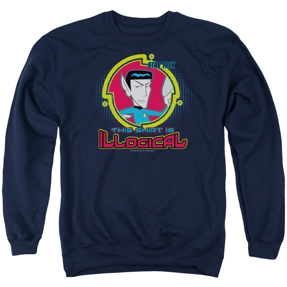 Quogs Illogical Unisex Crewneck Sweatshirt for Men & Women - Soft Cotton Pullover for Casual Wear, Street Style & Lounge Comfort