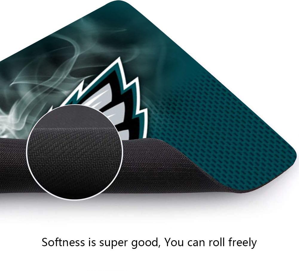 Premium Gaming Mouse Pad for Football Sports Fans - Non-Slip Rubber Base, Green Design Computer Desk Mat for PC & Laptop - Perfect for Gaming, Office Work & Home Use