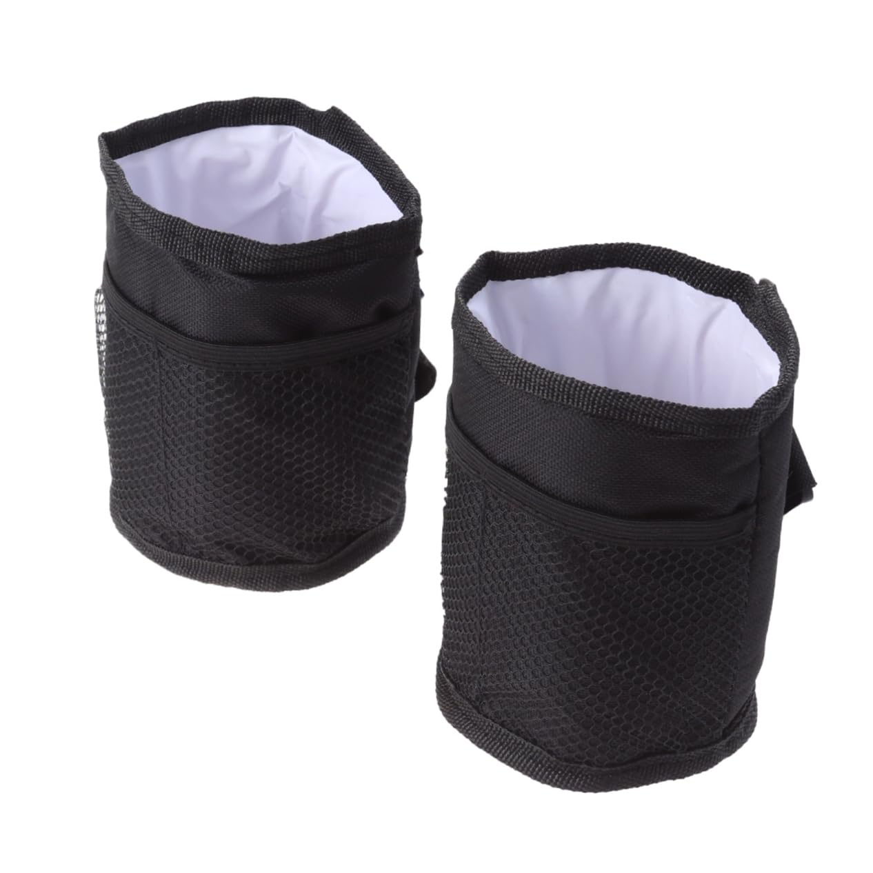ULTECHNOVO 6-Pack Wheelchair Cup Holder - Black Insulated Thermal Mug Rack, Portable Drink Holder Bag for Wheelchairs, Walkers & Mobility Scooters - Perfect for Travel, Outdoor Activities & Daily Use