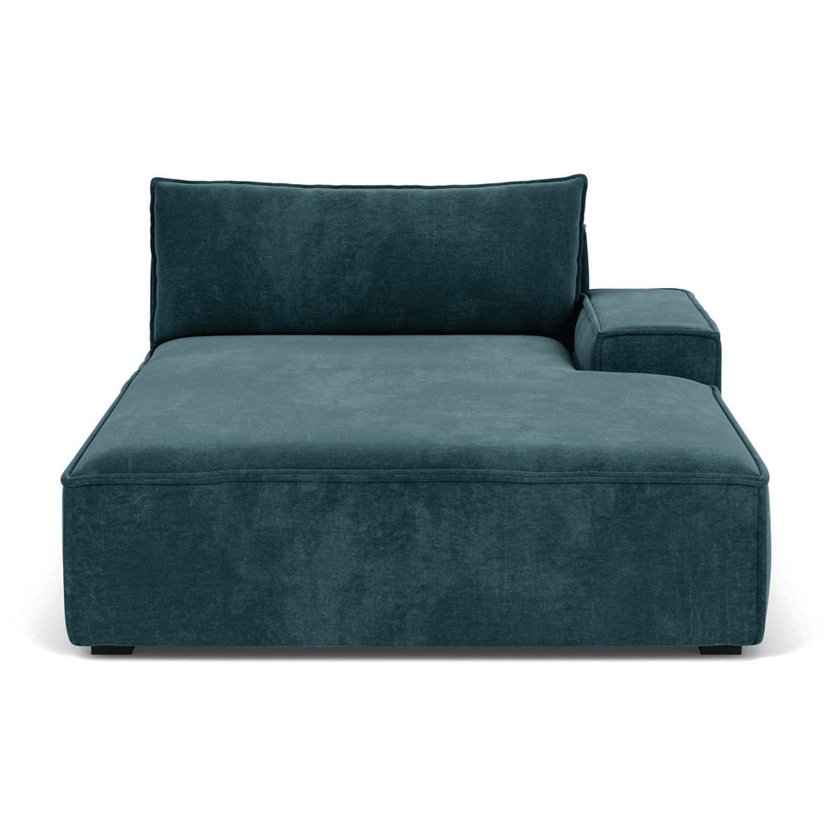 Stylish Daphne Fabric 1-Seater Right Chaise Modular Sofa - Perfect for Small Living Rooms, Apartments & Cozy Spaces