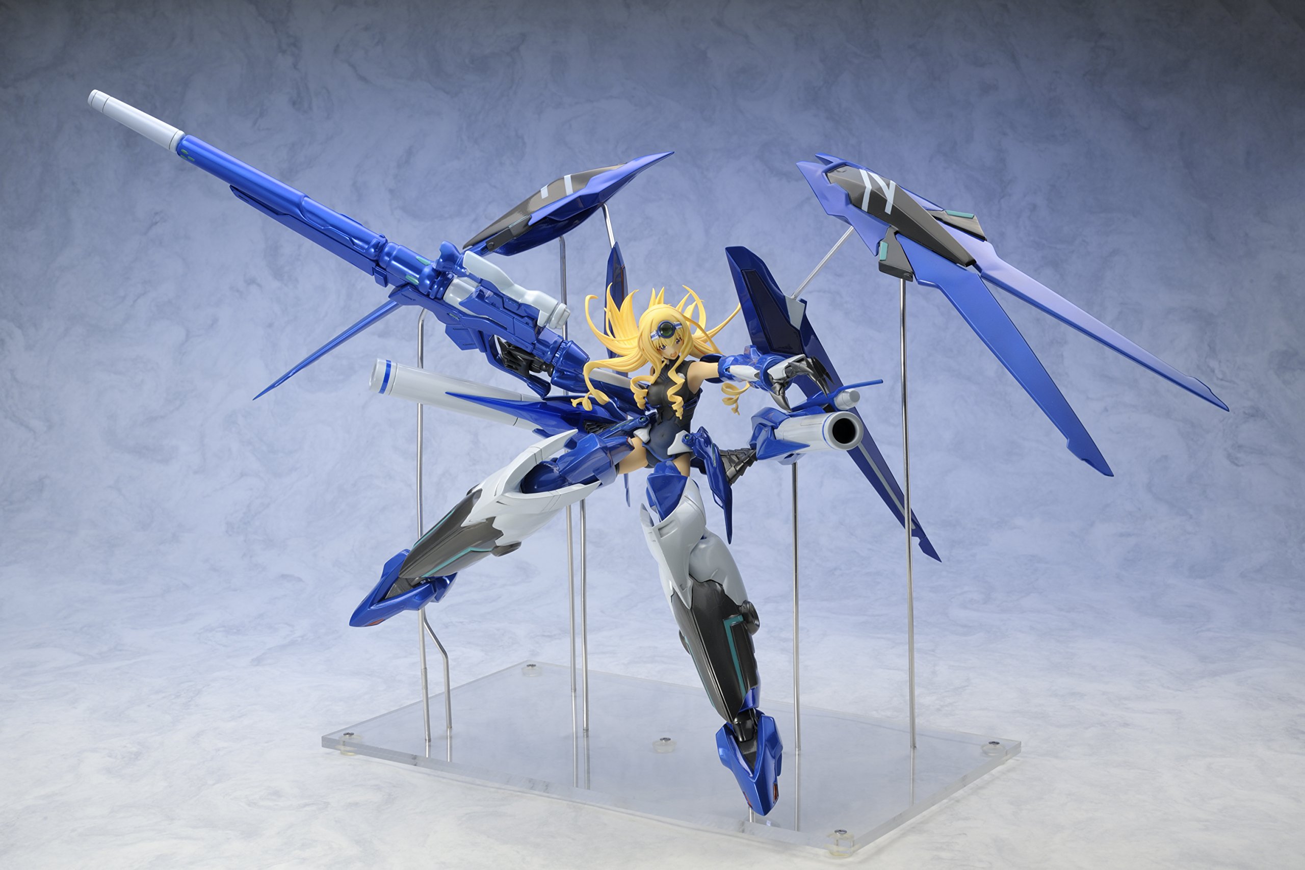 Amiami Infinite Stratos: Blue Tears Cecilia Alcott 1:8 Scale PVC Anime Figure - Perfect for Anime Collectors, Display & Gift Giving