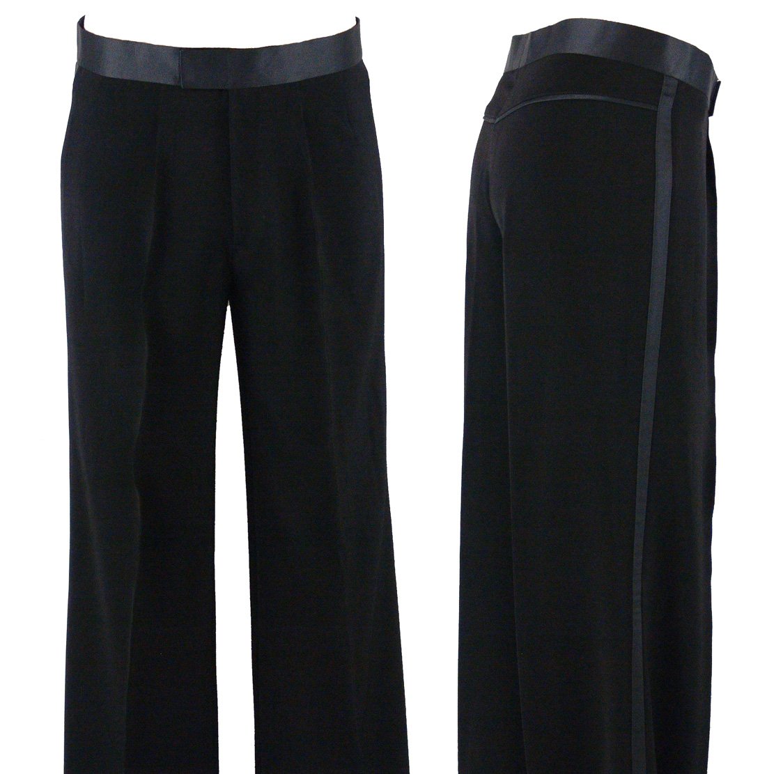 Men's Latin Ballroom Dance Pants - Professional Competition & Practice Wear for Salsa, Tango & Swing Dancing