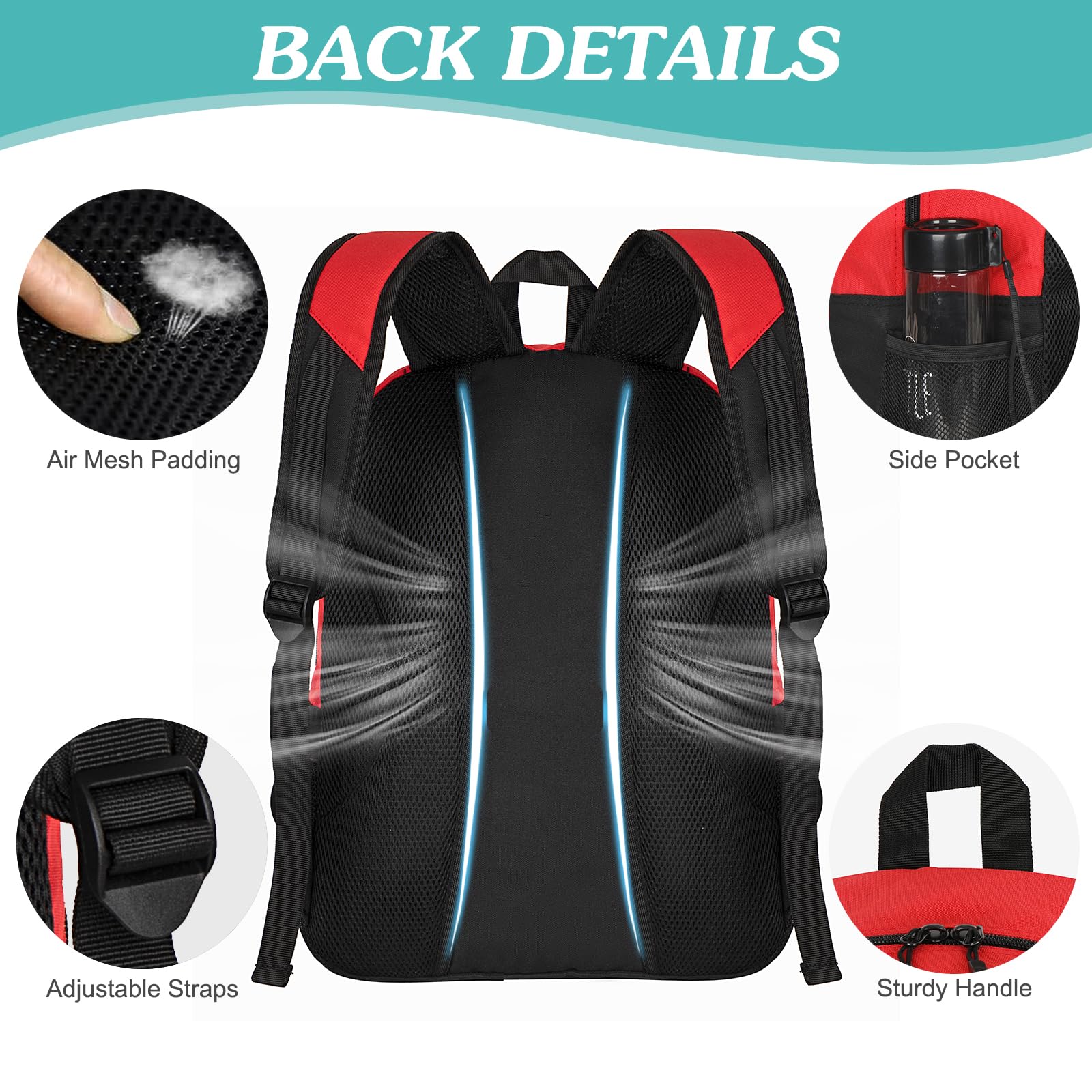 WOLT Youth Soccer Backpack with Shoe & Ball Compartments - Perfect for Sports Training