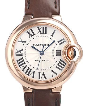 Cartier Ballon Bleu 33mm 18K Rose Gold Women's Luxury Watch - Elegant Timepiece for Formal Events & Special Occasions