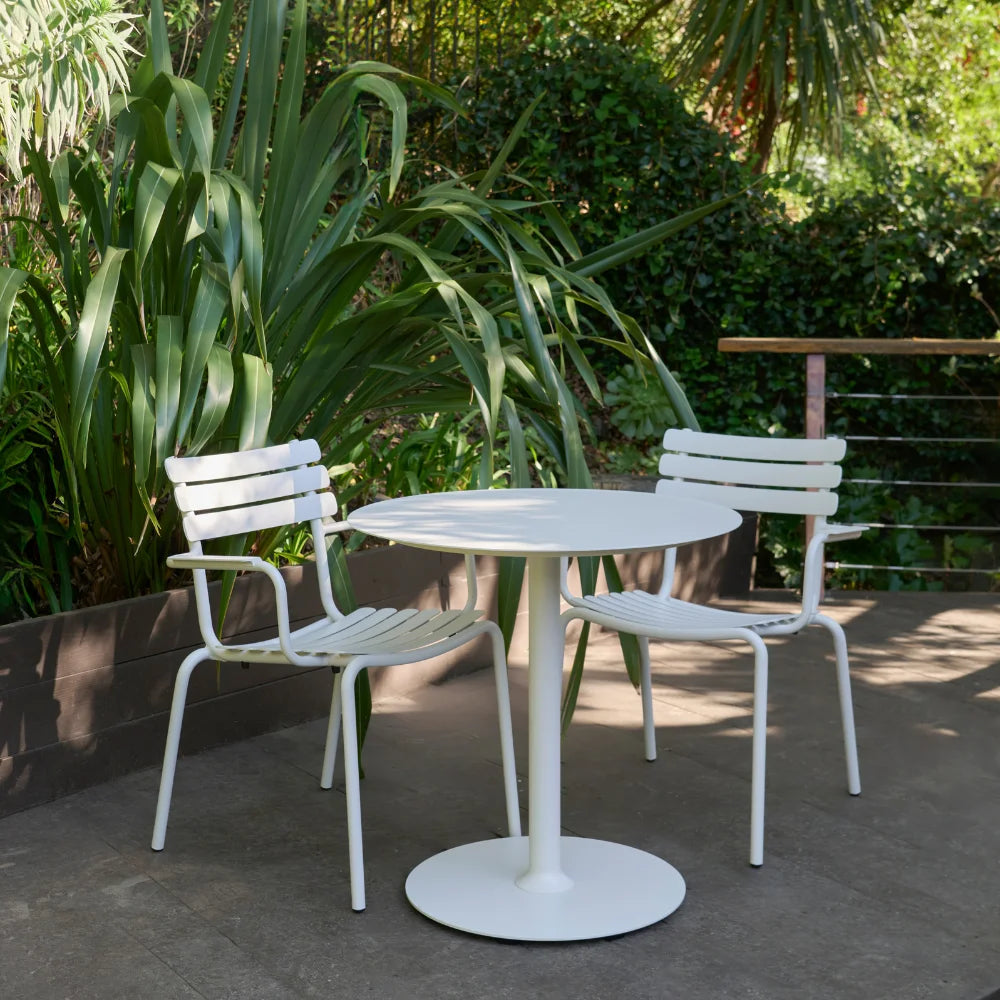 ALUA Outdoor Stackable Dining Chairs - Lightweight, Weather-Resistant, Durable for Patio, Garden, Poolside & Backyard Use