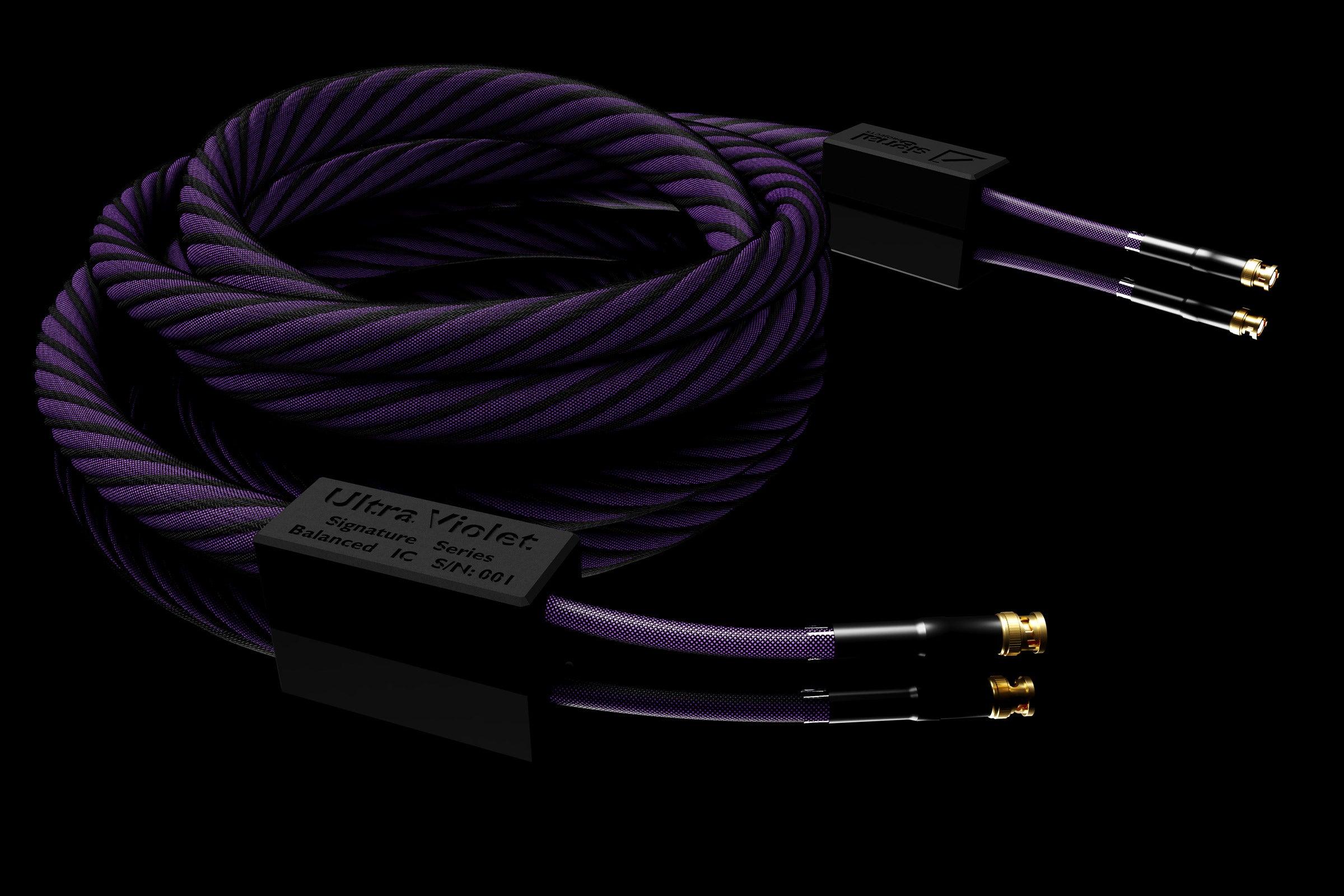 Signal Projects Ultraviolet Digital BNC 75Ω Cable - Premium Coaxial Video Cable for HD TV, CCTV, Surveillance & Broadcast Equipment | Perfect for Home Theater & Professional AV Setups