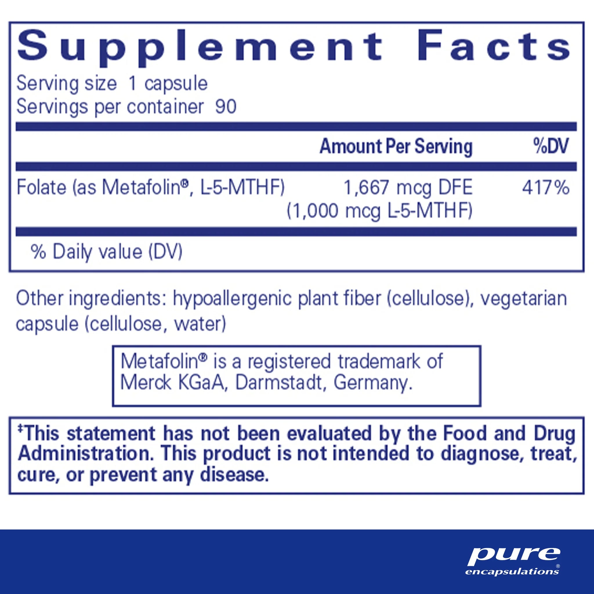 Pe Folate 1 - Premium Folic Acid Supplement for Pregnancy & Women's Health | Supports Prenatal Care & Healthy Cell Growth