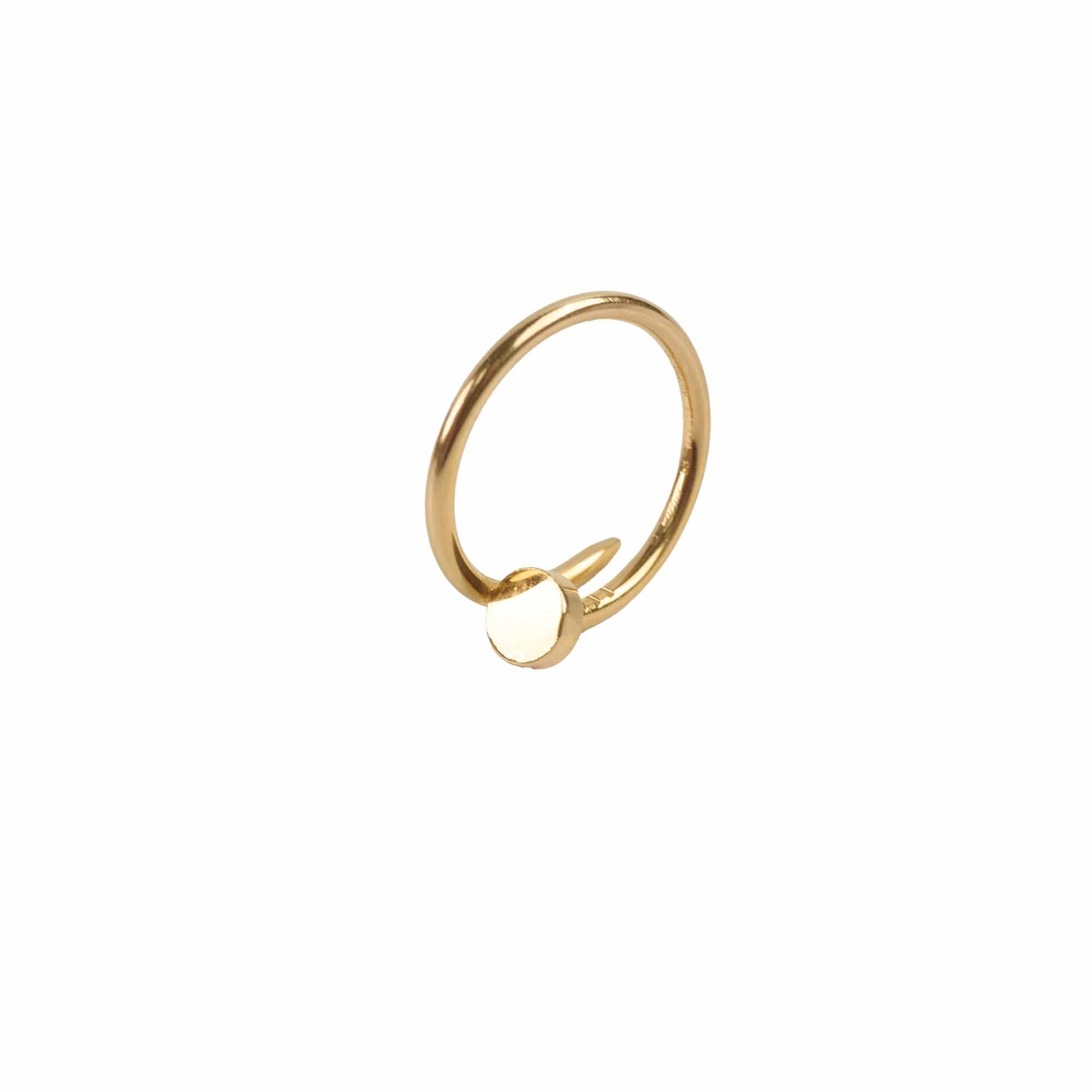 Cartier Juste Un Clou JUC 18K Yellow Gold Bracelet Size 53 - Luxury Nail Bangle for Women, Perfect for Parties & Special Occasions