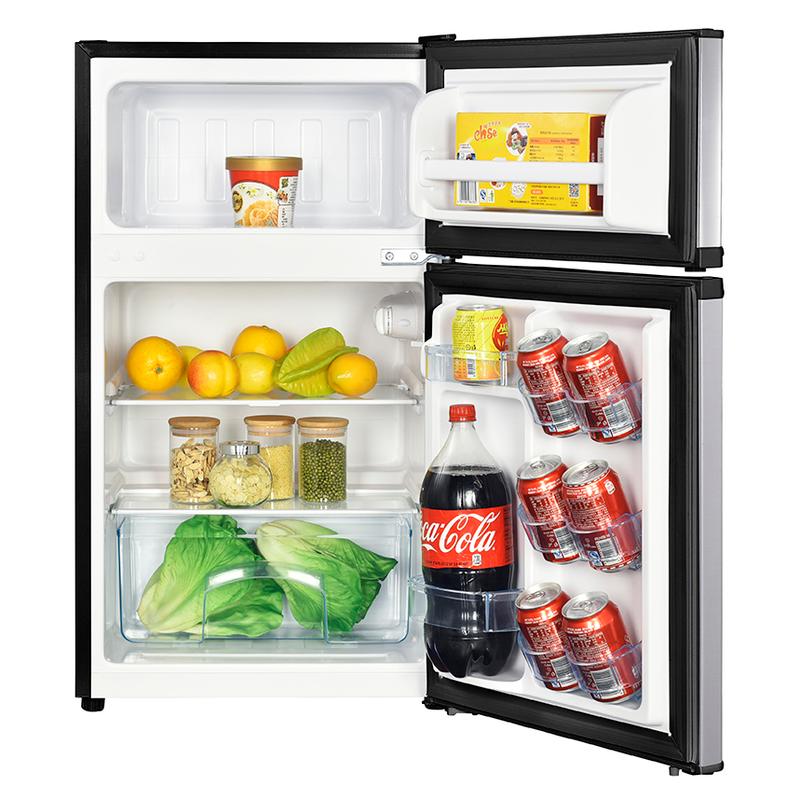 Avanti 3.1 Cubic Feet Compact Refrigerator - Energy Efficient Mini Fridge for Dorm, Office, Bedroom & Small Spaces - Freestanding RA31B3S Model with Adjustable Shelves