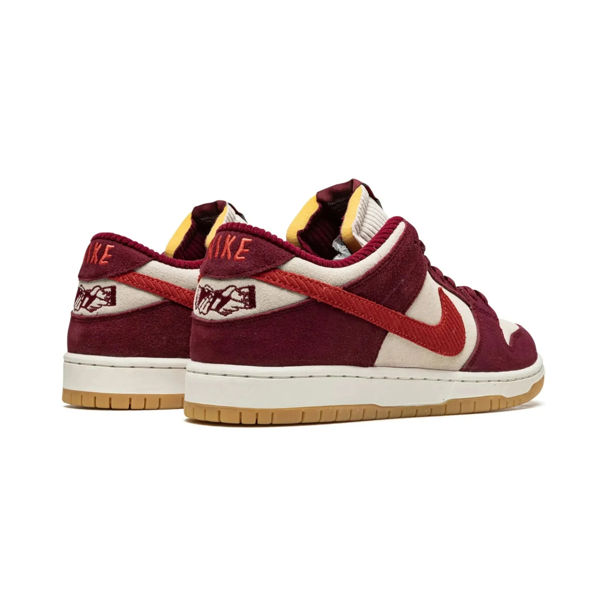 Nike SB Dunk Low X Skate Like A Girl Bordeaux Skateboarding Shoes - Women's Casual Sneakers for Streetwear & Skateboarding