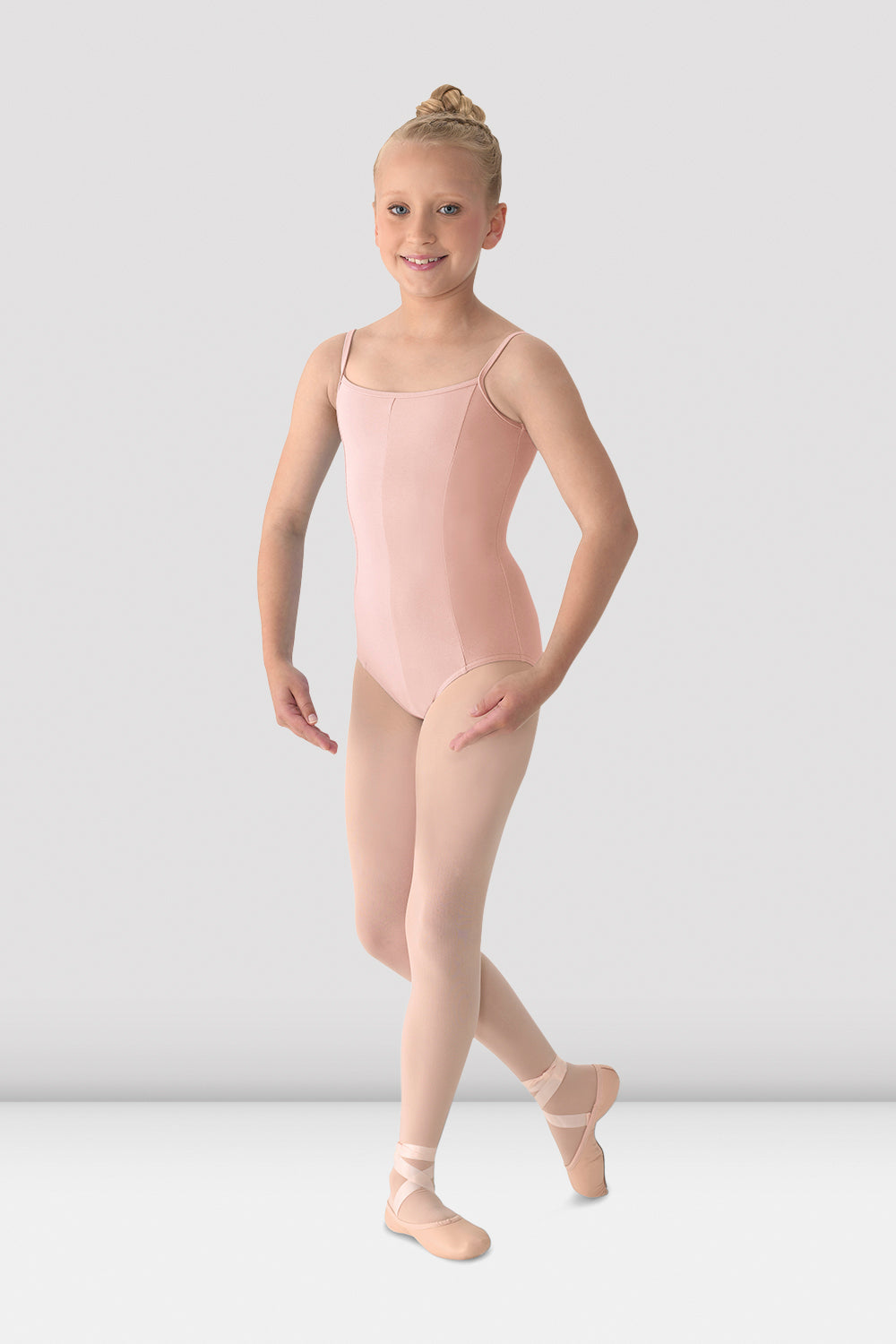 Mirella Princess Seamed Camisole Leotard for Girls - Ballet Dancewear & Gymnastics Leotard for Kids - Perfect for Dance Class, Recitals & Performance