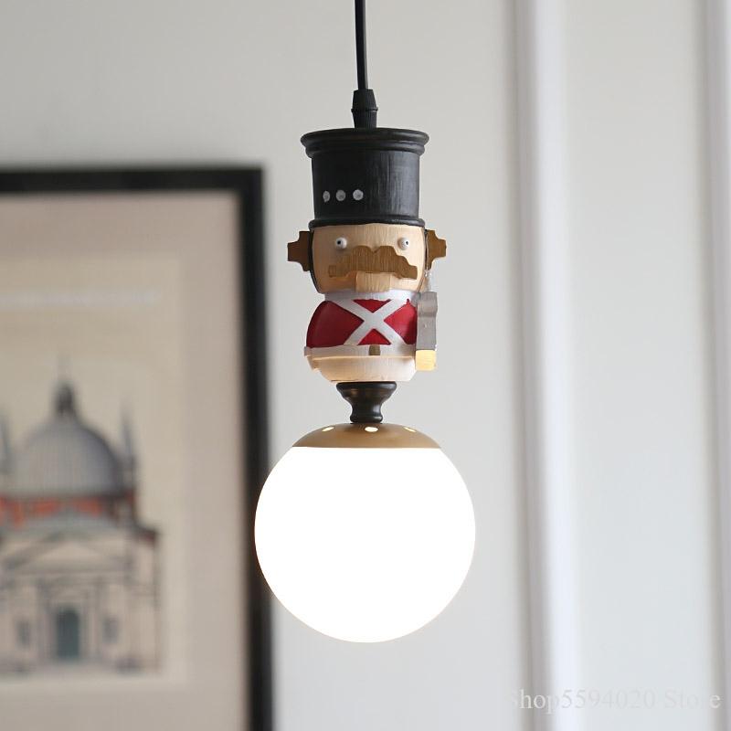 Military-Themed Pendant Lighting for Kids Room - Army Soldier Decor, Boys Bedroom Ceiling Light Fixture - Perfect for Nursery, Playroom & Themed Bedrooms