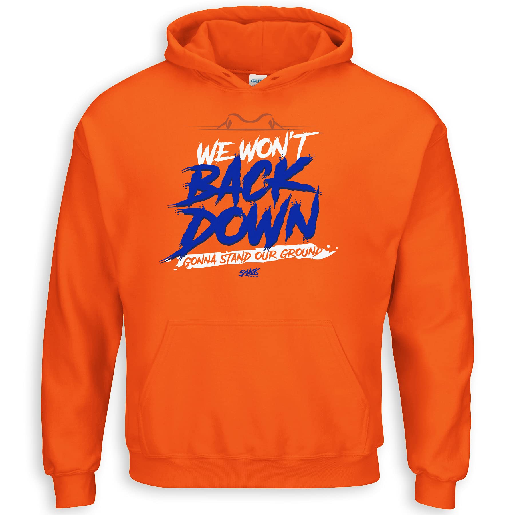 SMACK APPAREL 'Won't Back Down' Graphic T-Shirt for Florida College Fans - Comfortable Cotton Tee in Sizes SM-5XL - Perfect for Game Days, Tailgating & School Spirit Events
