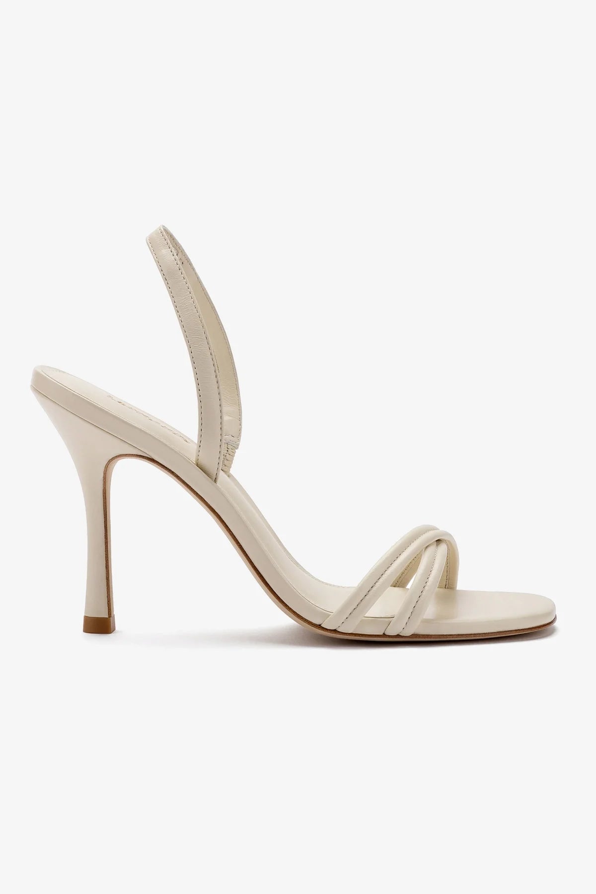 Annie Women's Ivory Leather Sandals - Comfortable & Stylish Casual Footwear for Summer, Beach, and Everyday Wear