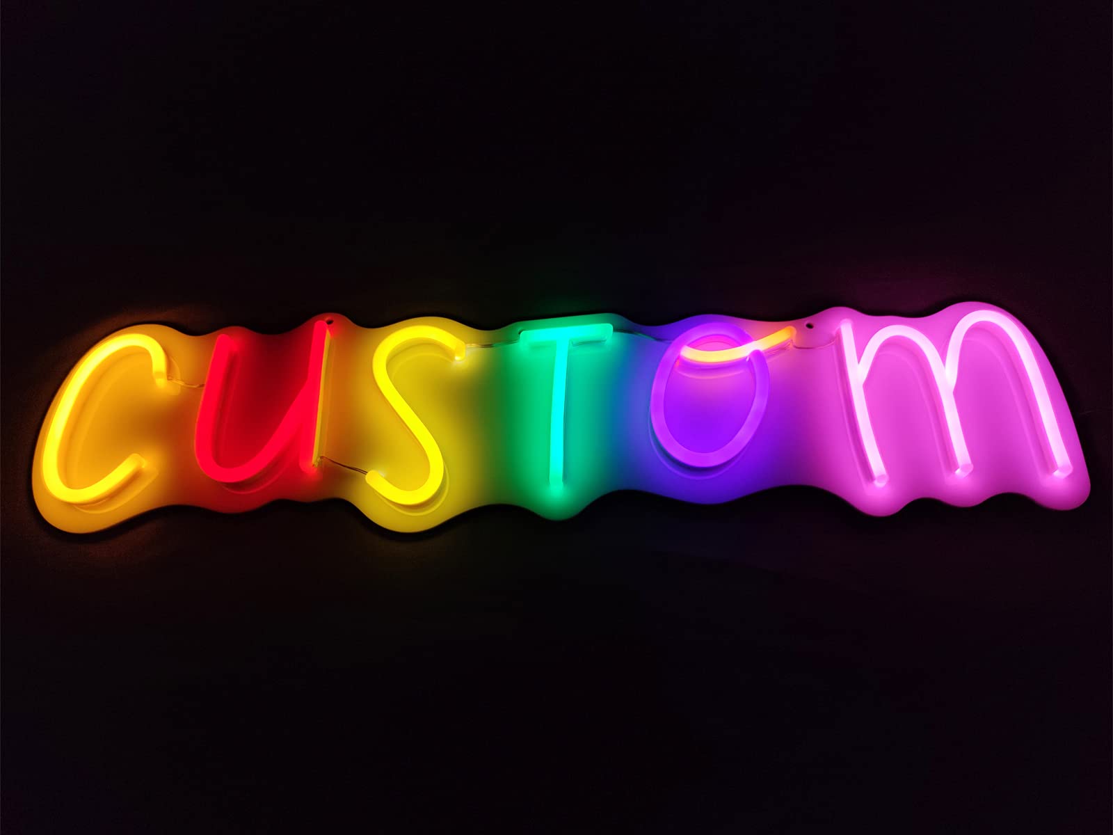 Custom LED Neon Signs - Personalized Handmade Neon Lights for Weddings, Name Gifts, Business Logos, Bars & Parties (45 Inch) - Perfect for Wall Decor, Bedroom Lighting & Event Signage