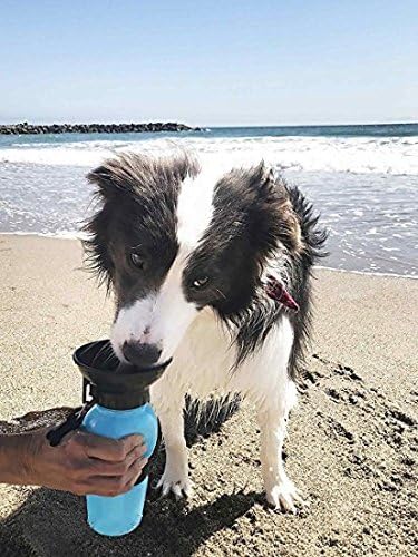 Portable 18oz Dog Water Bottle with Bowl - Auto Dog Mug for Pets, Travel & Outdoor Activities - Perfect for Hiking, Camping, and Daily Walks