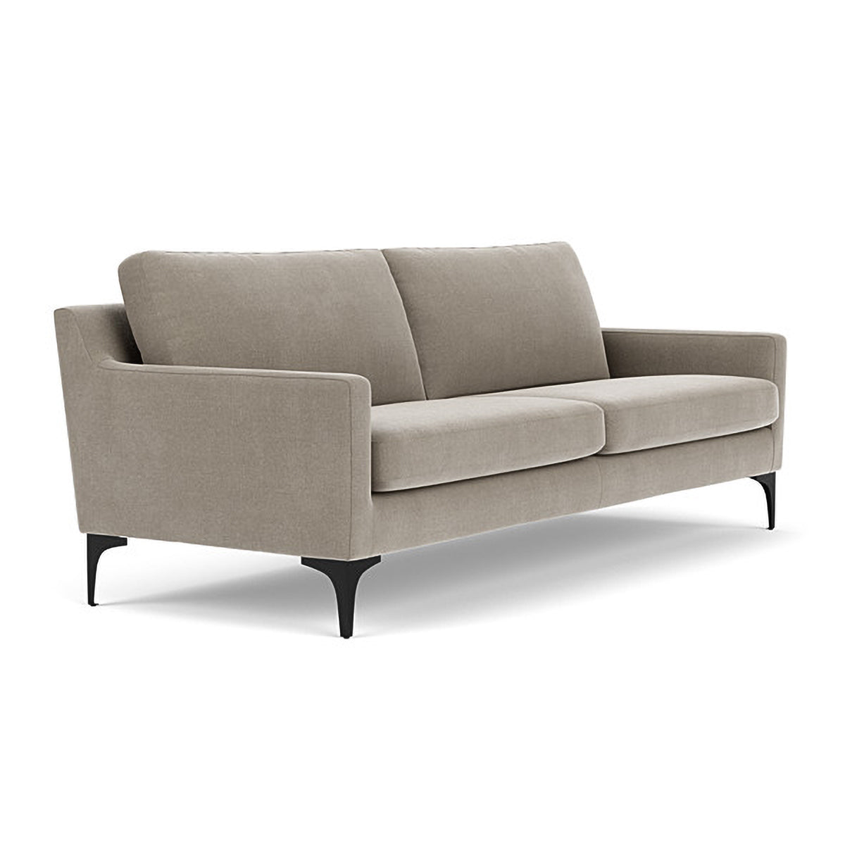 Astha Fabric 3-Seater Sofa - Modern Living Room Furniture for Small Spaces | Comfortable Couch for Apartments, Dorm Rooms & Cozy Homes