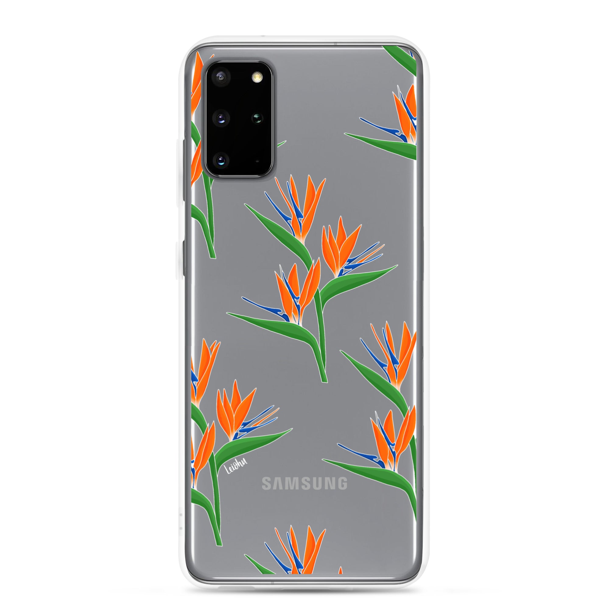 Bird of Paradise Clear Phone Case for Samsung Galaxy - Slim Protective Cover for Everyday Use & Travel