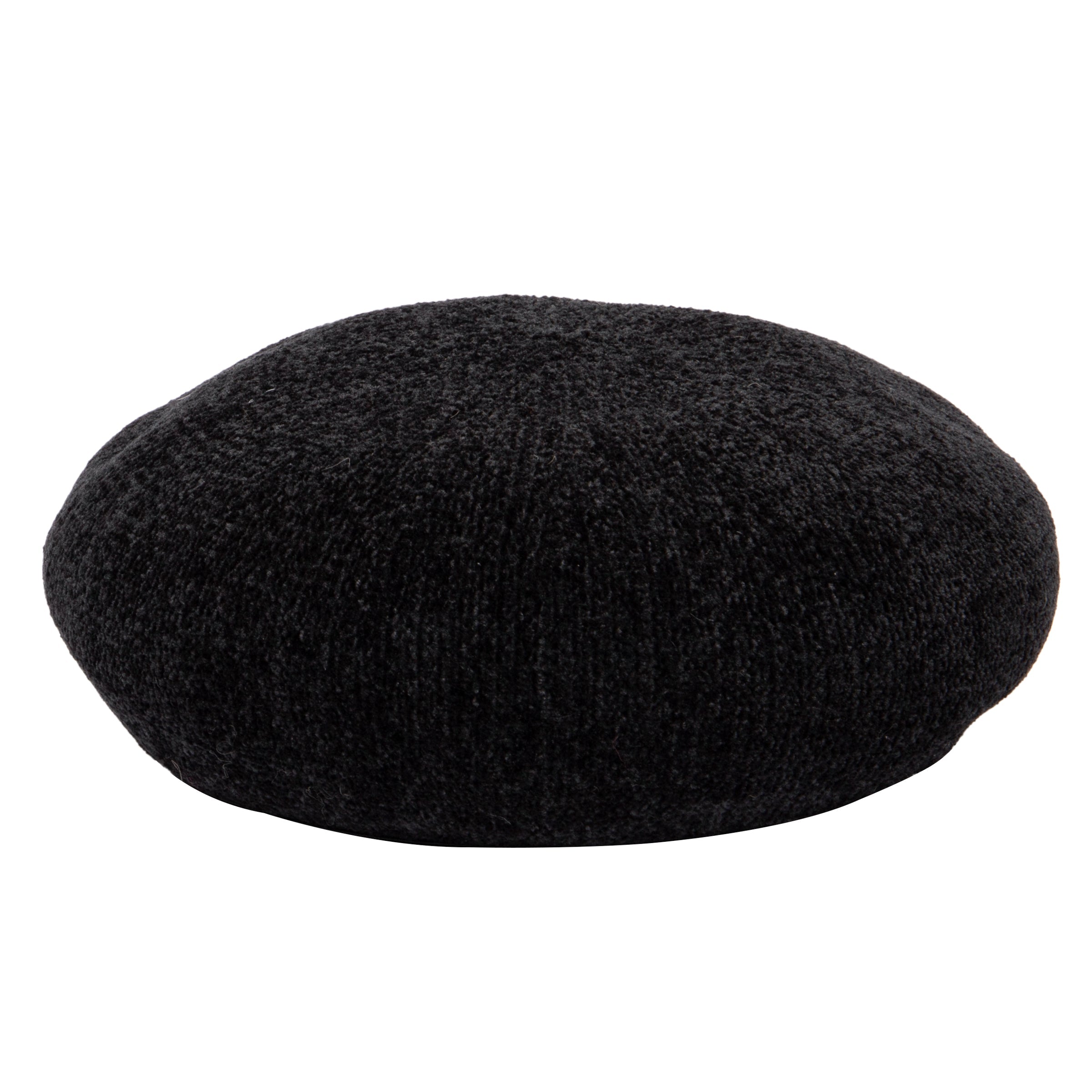 Women's Soft Chenille Beret Hat with Faux Leather Band - Stylish Winter Beanie for Women, Fashionable Cold Weather Accessory for Outdoor Activities and Daily Wear