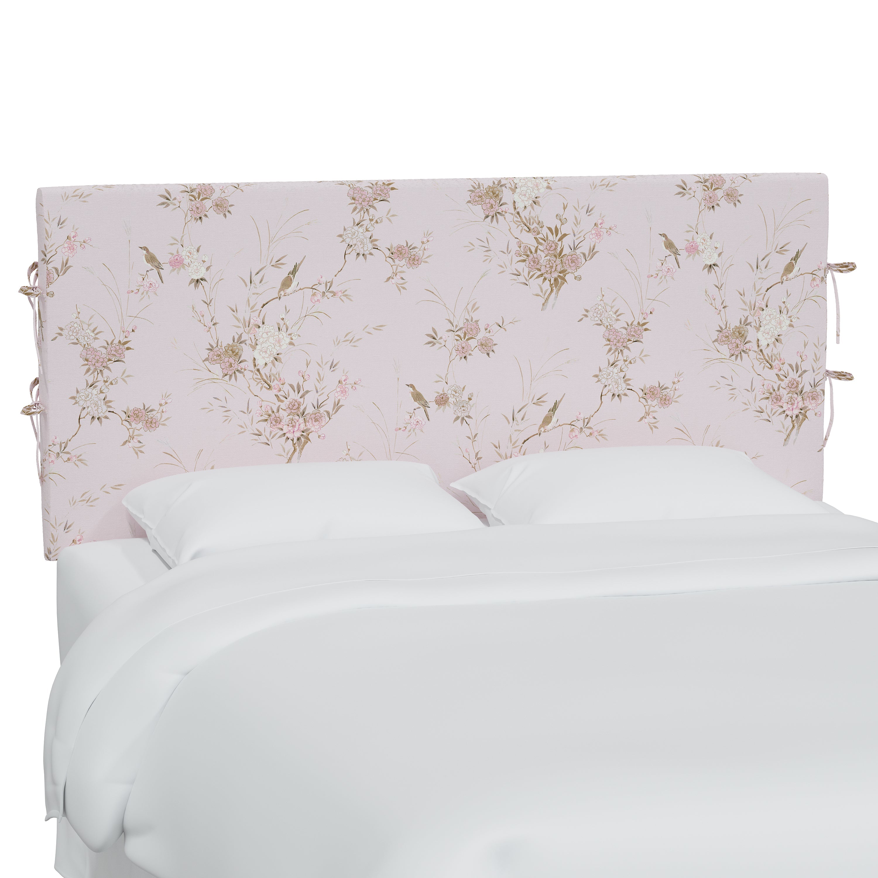 Luella Slipcovered Headboard - Upholstered Bed Headboard with Removable Cover, Queen Size, Modern Bedroom Decor for Home & Hotel Use