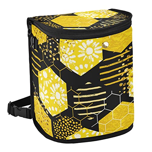 Leak-Proof Hanging Car Trash Can - MCHIVER Modern Vehicle Garbage Bin Organizer with Storage, Dustproof Auto Accessories for Road Trips & Daily Commute