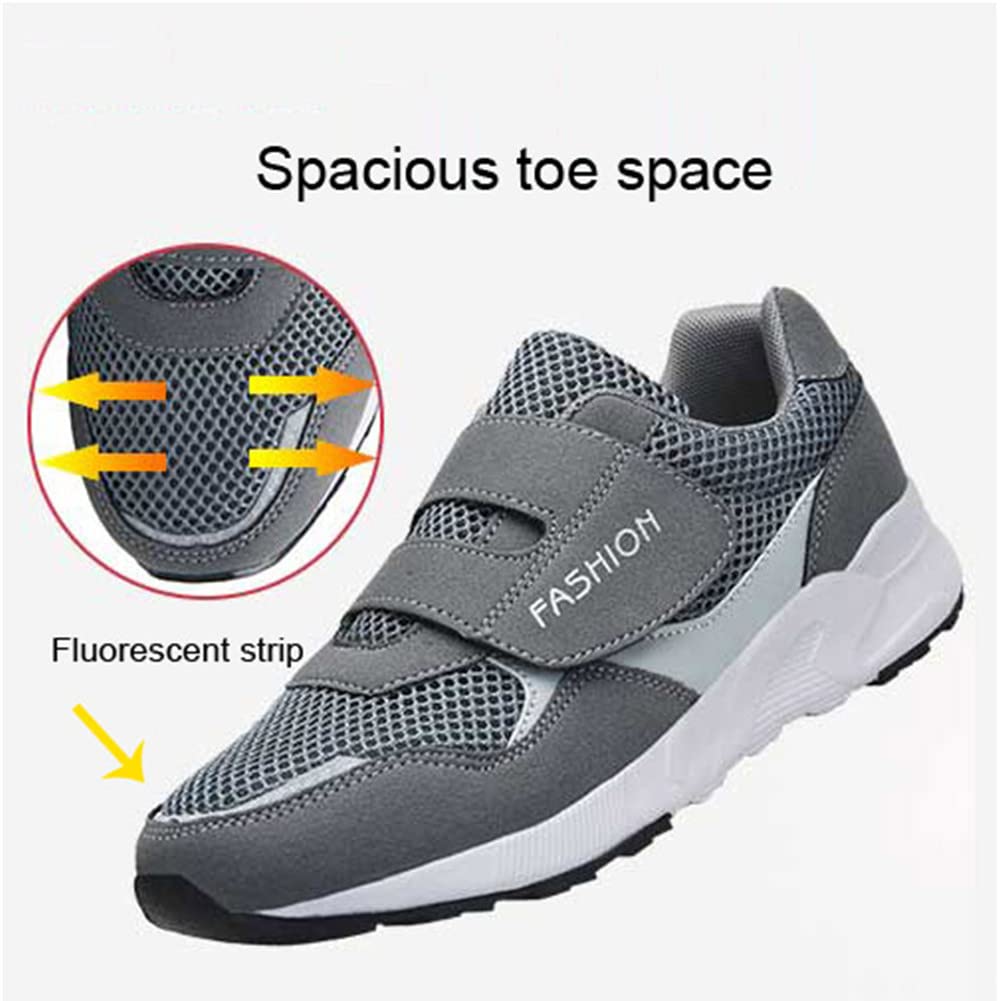 **Leader Show Women's Comfortable Non-Slip Walking Shoes – Lightweight Hook & Loop Sneakers for Elderly & Casual Wear – Perfect for Walking, Travel & Daily Errands**
