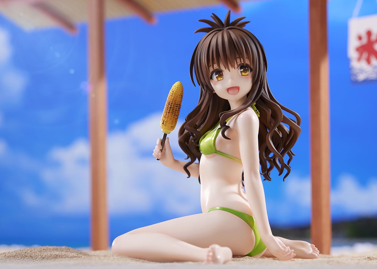 Ques Q Love-RU Darkness 1/7 Scale PVC Figure - Mikan Yuuki in Bikini (12cm) - Anime Collectible for Display & Gift