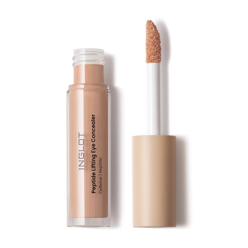 Best Inglot Peptide Lifting Eye Concealer for Dark Circles & Wrinkles - Brightening Under Eye Treatment for Mature Skin - Perfect for Daily Makeup & Professional Use