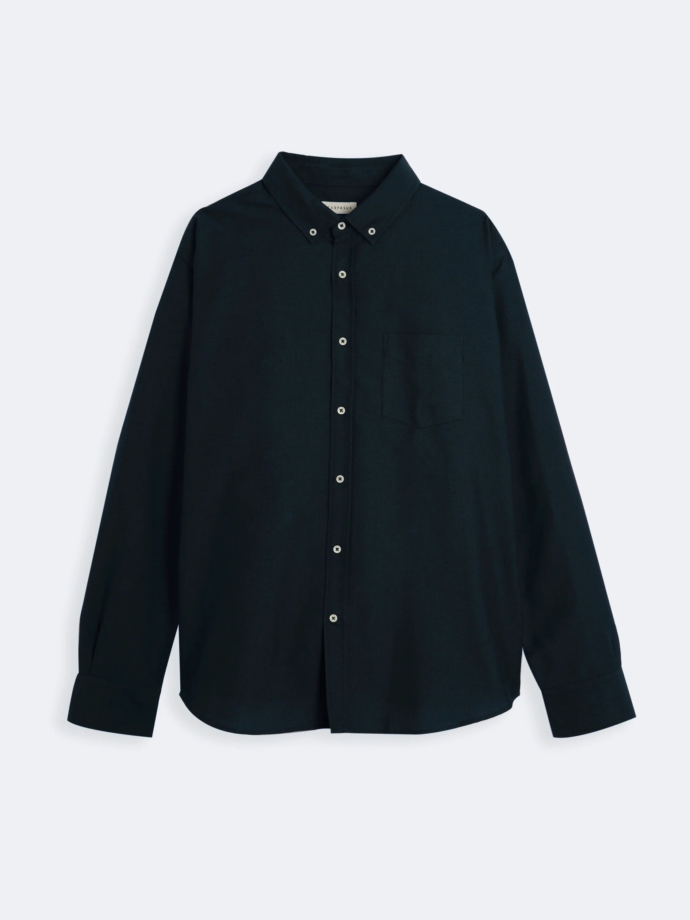 Premium Oxford Shirt for Men - Classic Marine Blue Button Down Shirt - Comfortable & Stylish Casual Wear for Office, Travel & Everyday Outfits