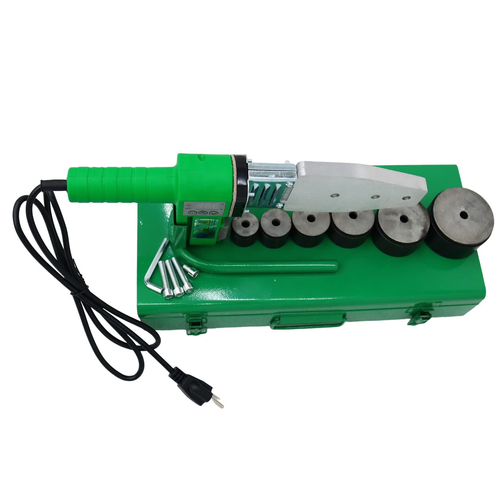 TECHTONGDA 600W Handheld Plastic Pipe Welding Machine - 110V Hot Melt Water Pipe Welder for PE Tube & PVC Pipes | Ideal for Plumbing Repairs, DIY Projects & Irrigation Systems