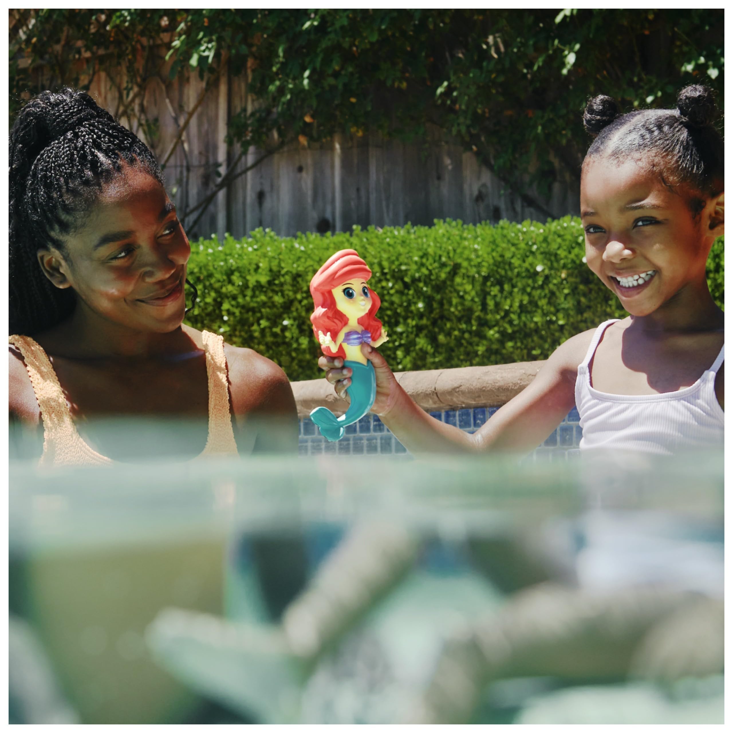 **Disney Princess Ariel Floatin' Figures - Kids Pool Toys & Swimming Pool Accessories for Ages 3+ | Little Mermaid Party Supplies & Water Toys for Summer Fun**
