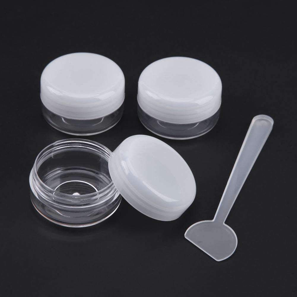 VIHAX 8-Piece Empty Plastic Travel Bottles Set - Leak-Proof Portable Cosmetic Containers for Makeup, Lotion, Shampoo & Toiletries | Perfect for Air Travel, Gym & Vacation Essentials