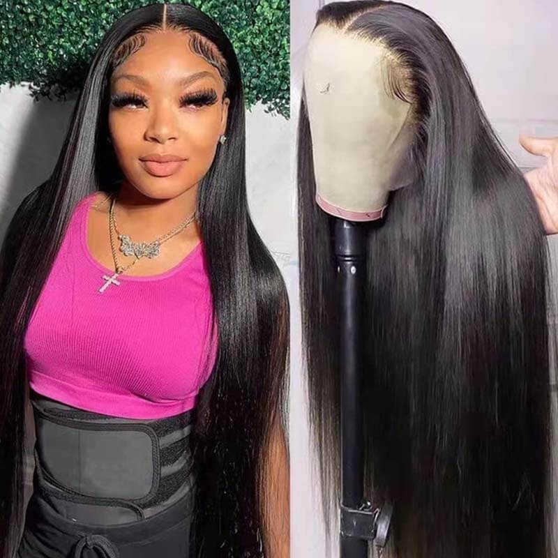 Eullair Affordable 4x4/13x4/13x6 Lace Front Wigs for Black Women - Straight/Body Wave/Curly/Yaki Straight Human Hair | Perfect for Daily Wear, Parties & Special Occasions