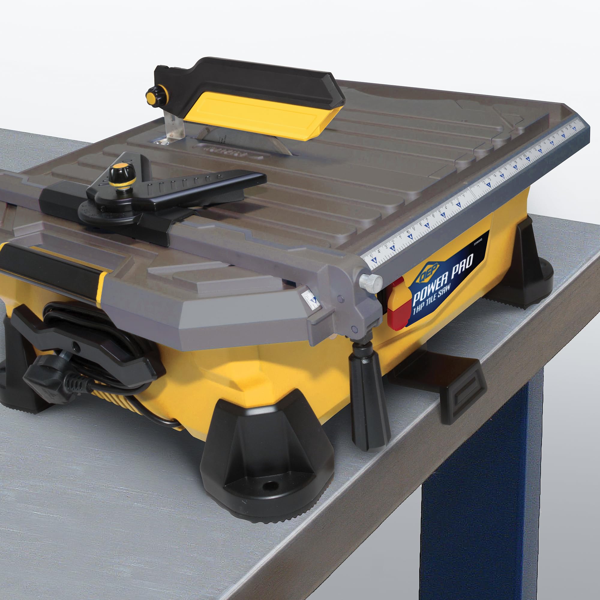 QEP 22900Q 1 HP Professional Tile Wet Saw - 7-Inch Diamond Blade for Porcelain, Ceramic & Stone Cutting - Perfect for Bathroom Remodeling, Kitchen Backsplash & Flooring Projects