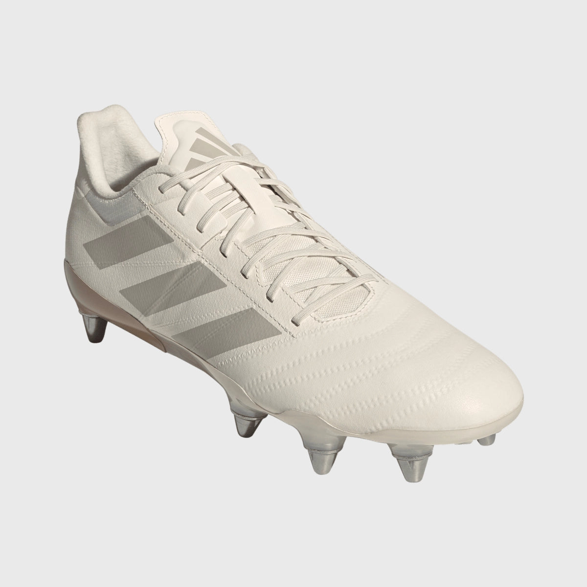 Adidas Kakari RS SG Rugby Boots for Men - Off White Cleats for Firm Ground - Perfect for Rugby Matches & Training