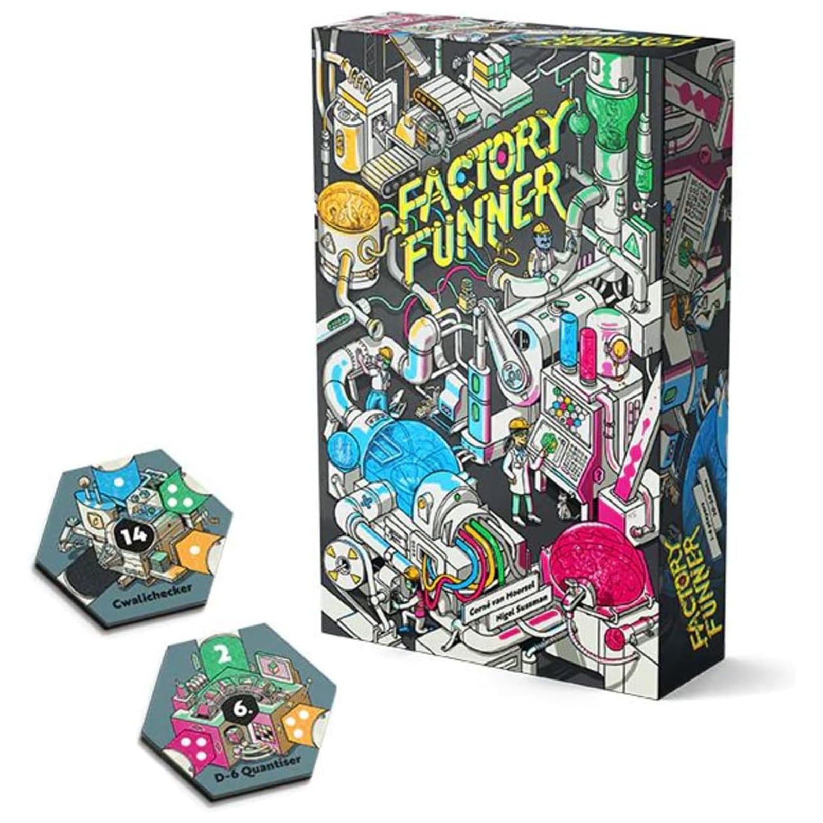 Allplay Factory Funner Board Game - Family Party Strategy Game for Kids & Adults - Perfect for Game Nights, Birthday Parties & Family Gatherings