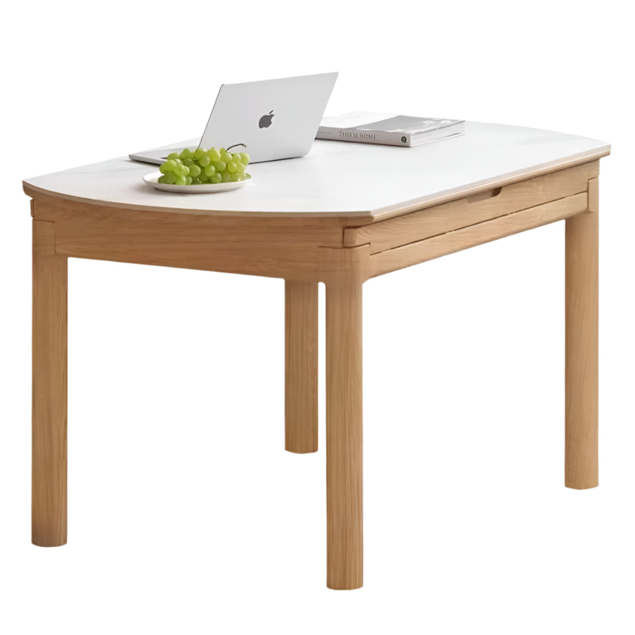43.3×29.1–43.3×29.5 inch / 110×74–110×75 cm / natural wood color white top color / Ash dining table