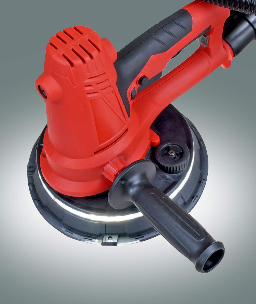 BNR1841 Handheld Halo Dustless Drywall Sander - 120V Electric Drywall Sanding Tool with Vacuum Attachment & Heavy-Duty Canvas Carry Tote - Perfect for Home Renovation, Drywall Repair, and Plaster Smoothing Projects