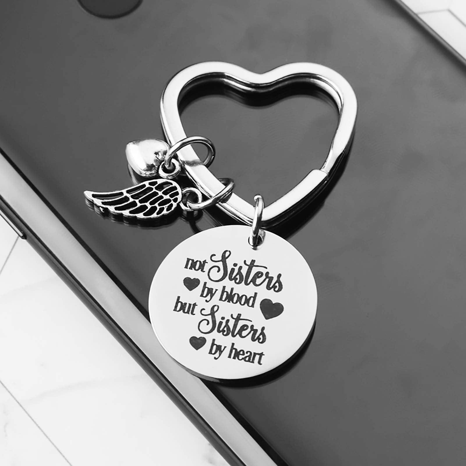 50pcs Star & Heart Shaped Metal Key Rings - DIY Keychain Bulk for Crafts, Home & Car Keys (Silver)