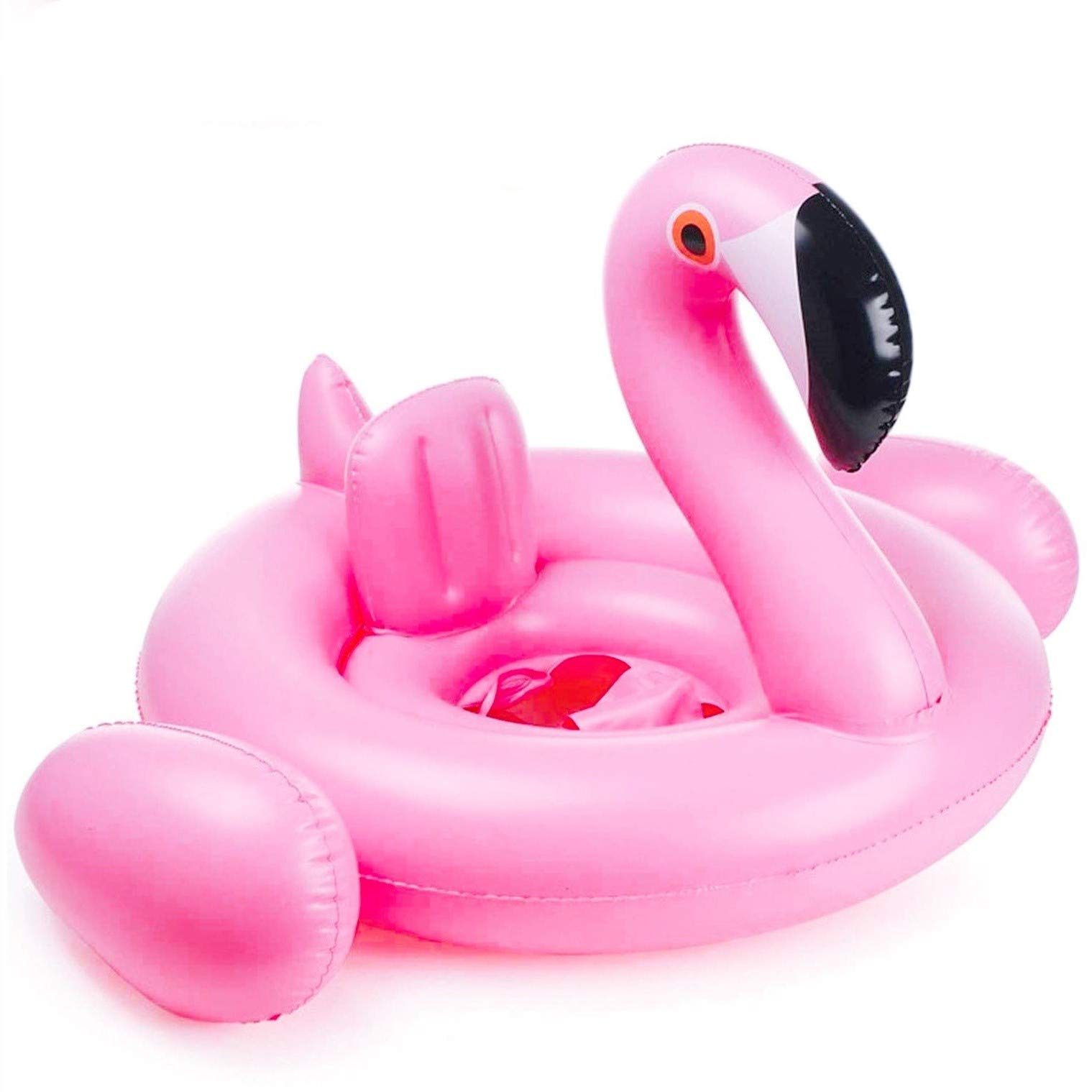 Best Inflatable Flamingo Pool Floats for Babies & Toddlers (6 Months-6 Years) - Baby Swimming Seat with Headrest, Infant Floaties, Fun Pool Toys for Summer Parties & Water Play