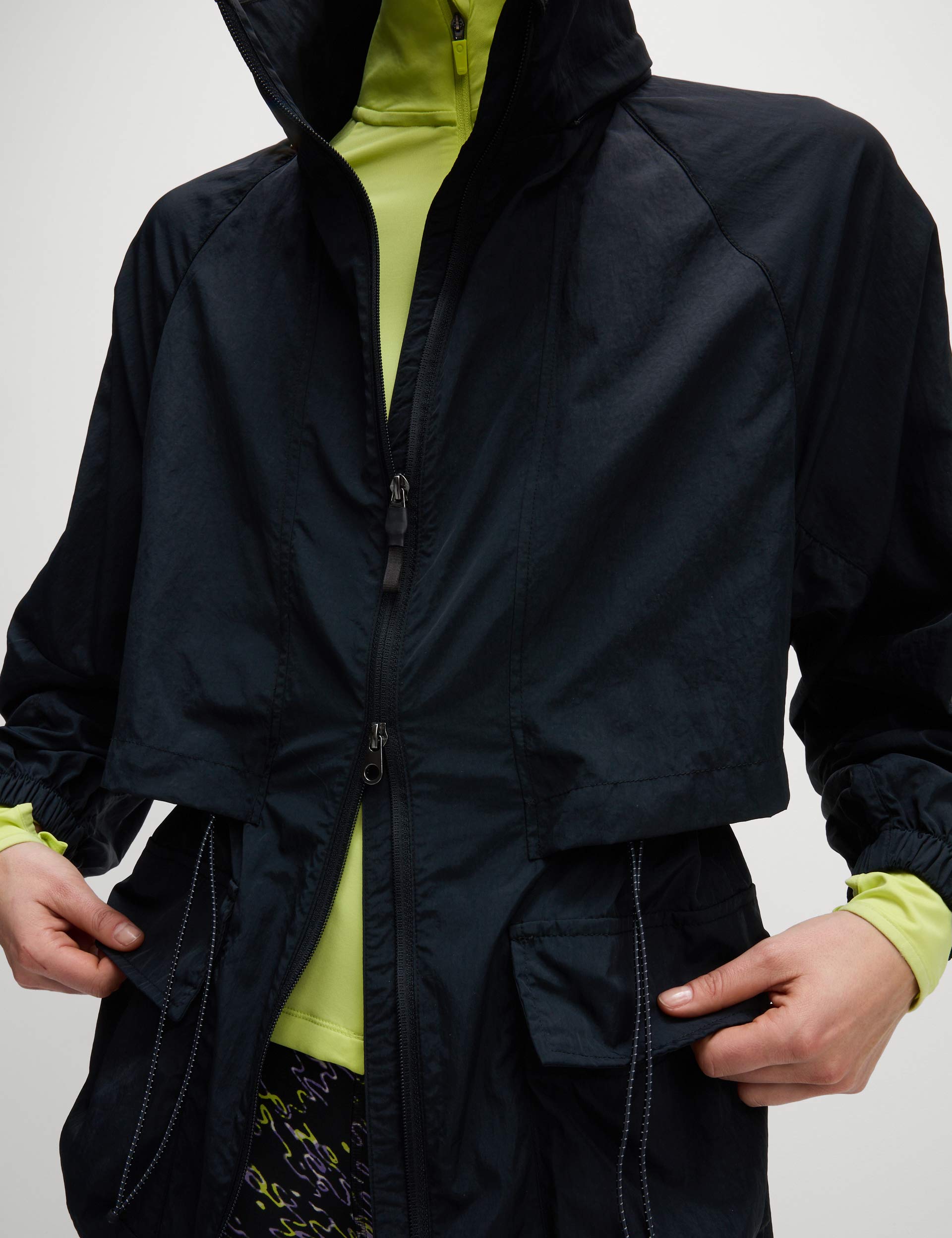 Stormwear Lightweight Packable Hooded Parka Jacket for Men & Women - Waterproof Windbreaker with Hood - Perfect for Hiking, Camping & Outdoor Adventures (Black)