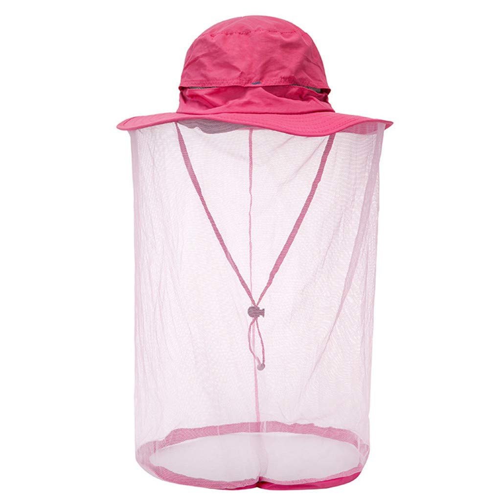 Fishing Hats for Men & Women - UV Protection Sun Bucket Hat with Hidden Mesh Net, Breathable Outdoor Beach Cap for Fishing, Hiking, Camping & Summer Activities