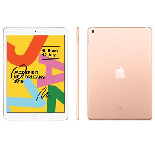 Apple iPad 7th Generation (2019) 10.2-inch 128GB Gold - WiFi + Cellular - Perfect for Work, Study & Entertainment