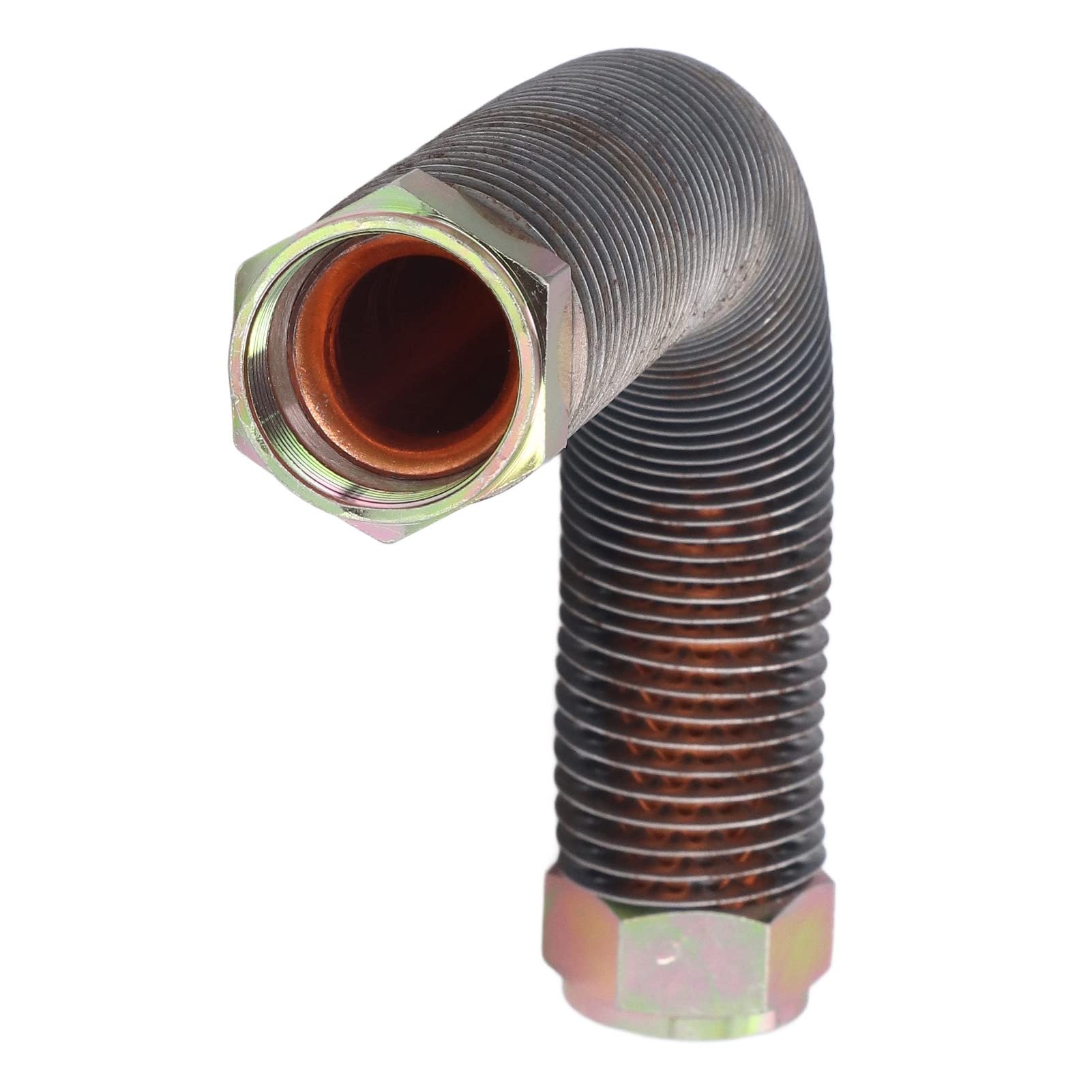 **Universal Aluminum Alloy M27x1.5mm Air Pump Head Connecting Pipe - Quick Install Air Compressor Discharge Tube for Truck, Car & Train Horn (Head Tube 3090) - Ideal for Vehicle Air Systems & Horn Upgrades**