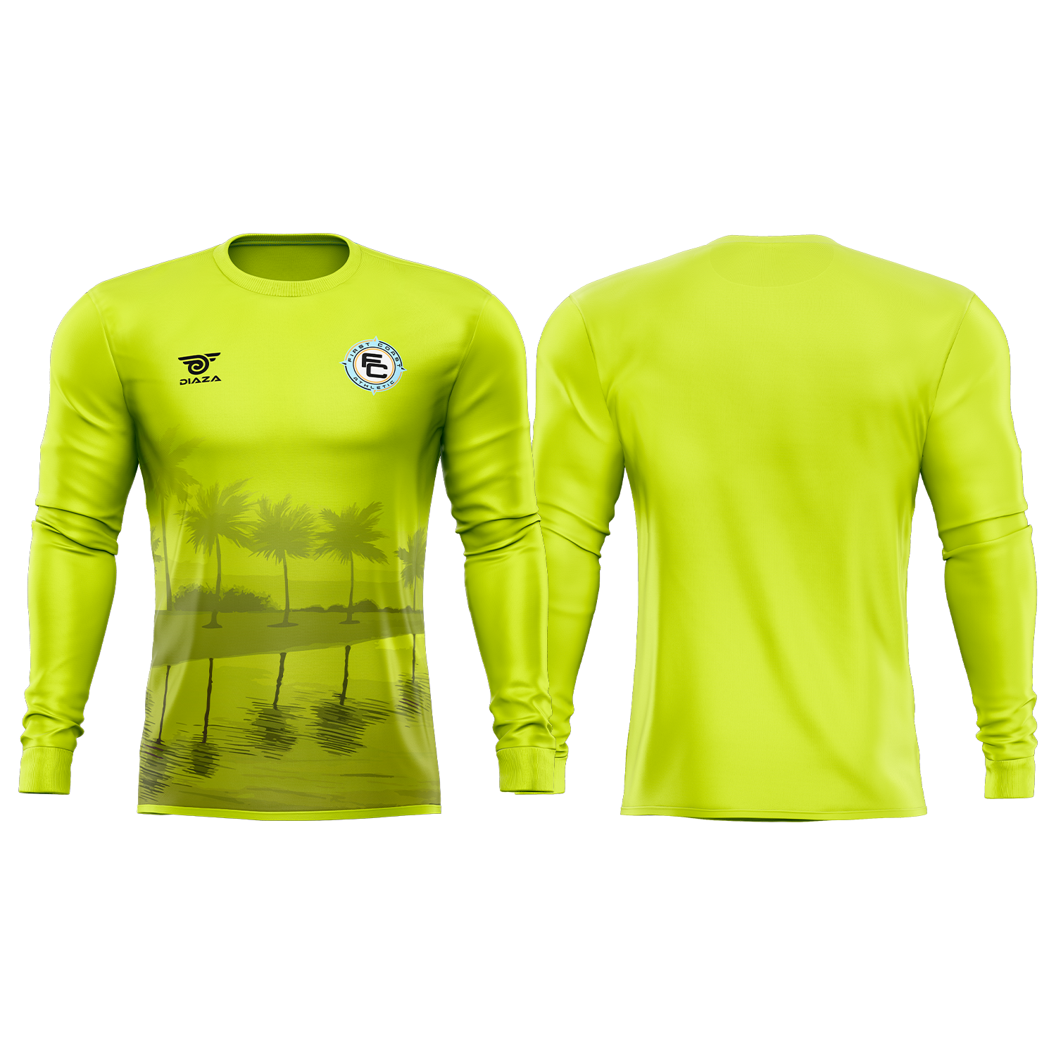 First Coast Athletic Goalkeeper Home Jersey - Professional Soccer Goalkeeper Shirt for Training & Matches - Perfect for Goalkeepers, Soccer Players & Fans