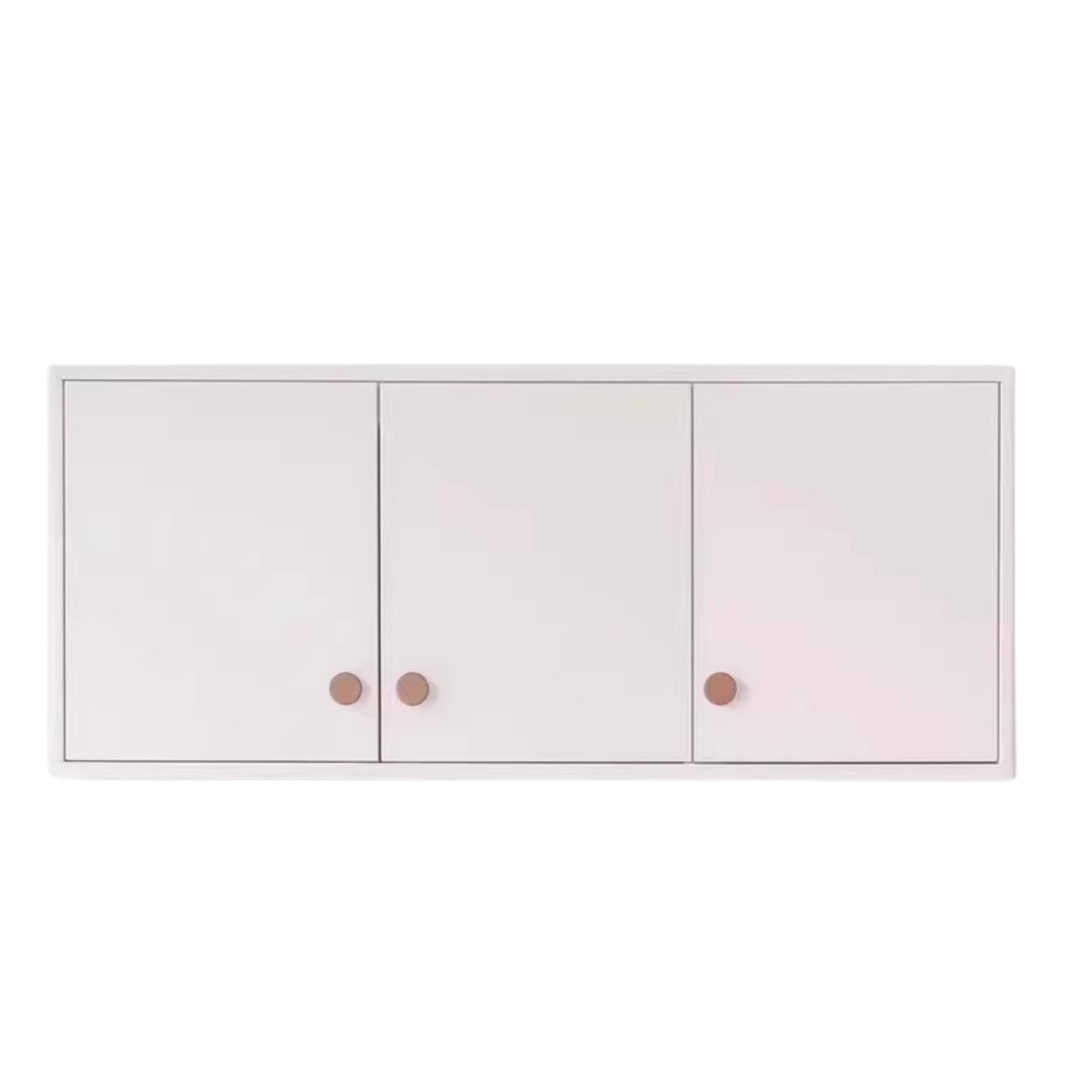 46.5x19.7x19.7 inch / 118x50x50сm/White color / three door top cabinet