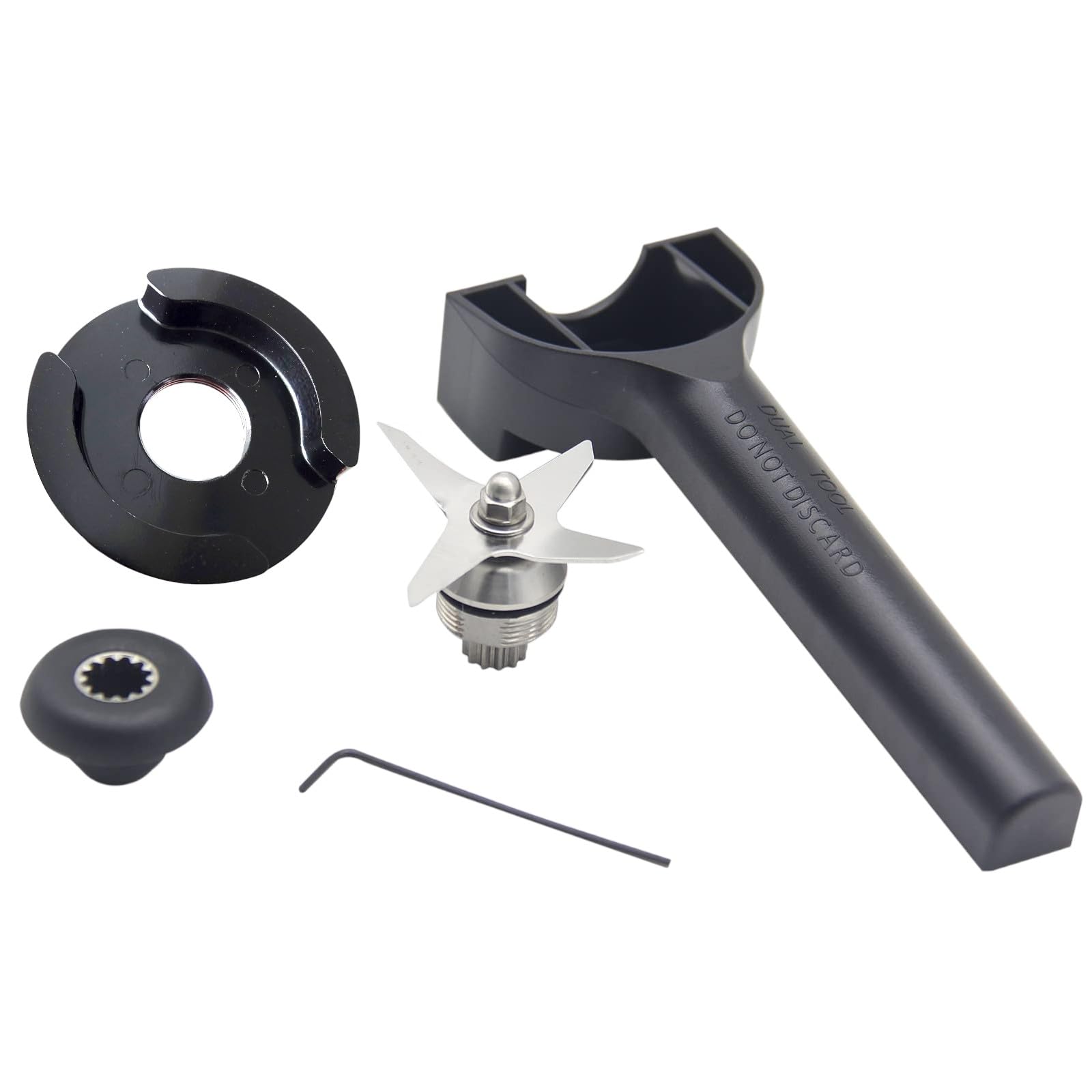 Vitamix 5200 Series Blender Repair Kit - 4 Knife Blades, Wrench, Removal Tool & Drive Socket - Compatible with 32oz, 48oz & 64oz Containers - Perfect for Smoothie Making, Food Processing & Kitchen Appliance Maintenance
