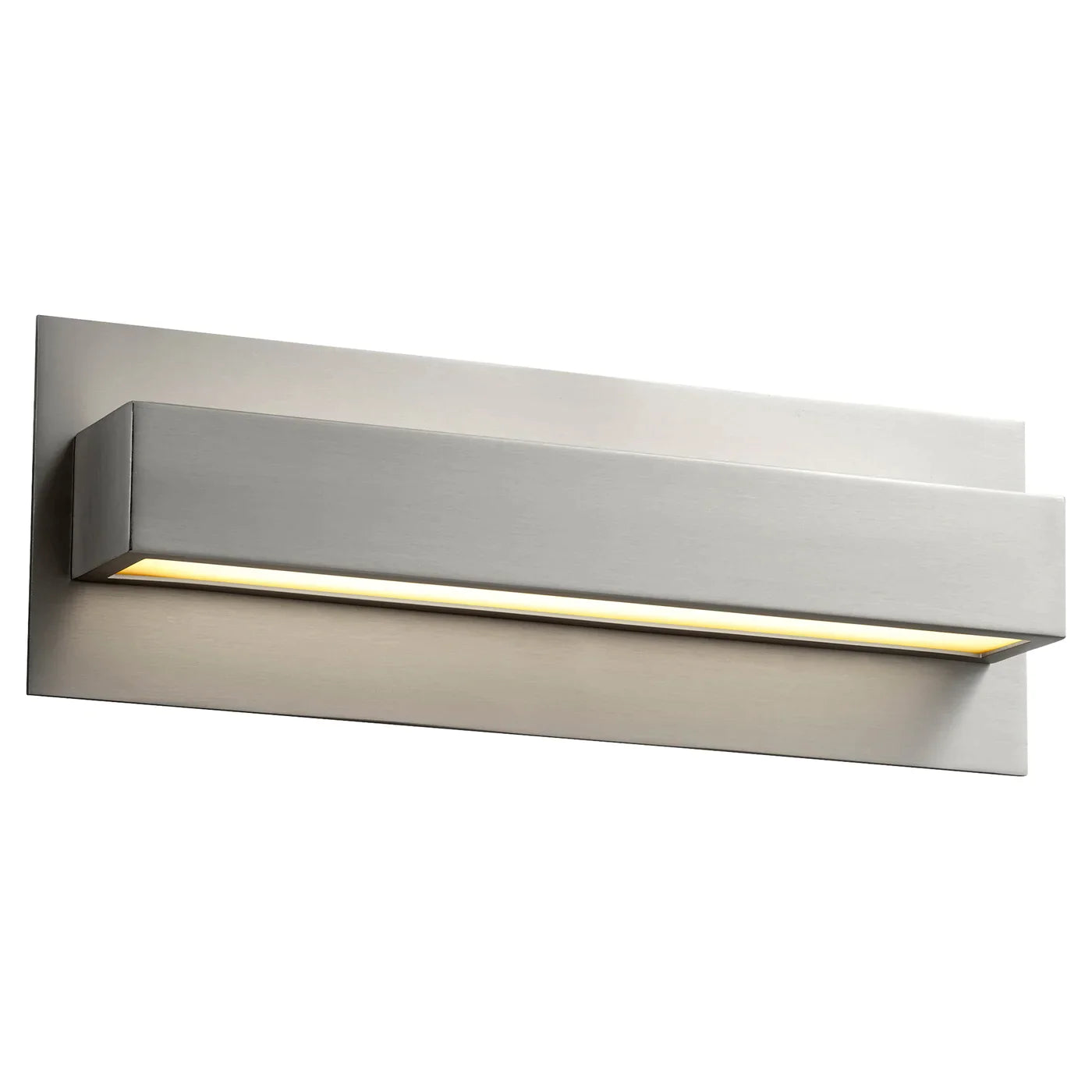 Oxygen Alcor 3 532 24 Wall Sconce LED Light Fixture - ADA Compliant Satin Nickel Finish | Modern Wall Lighting for Bedroom, Hallway & Bathroom