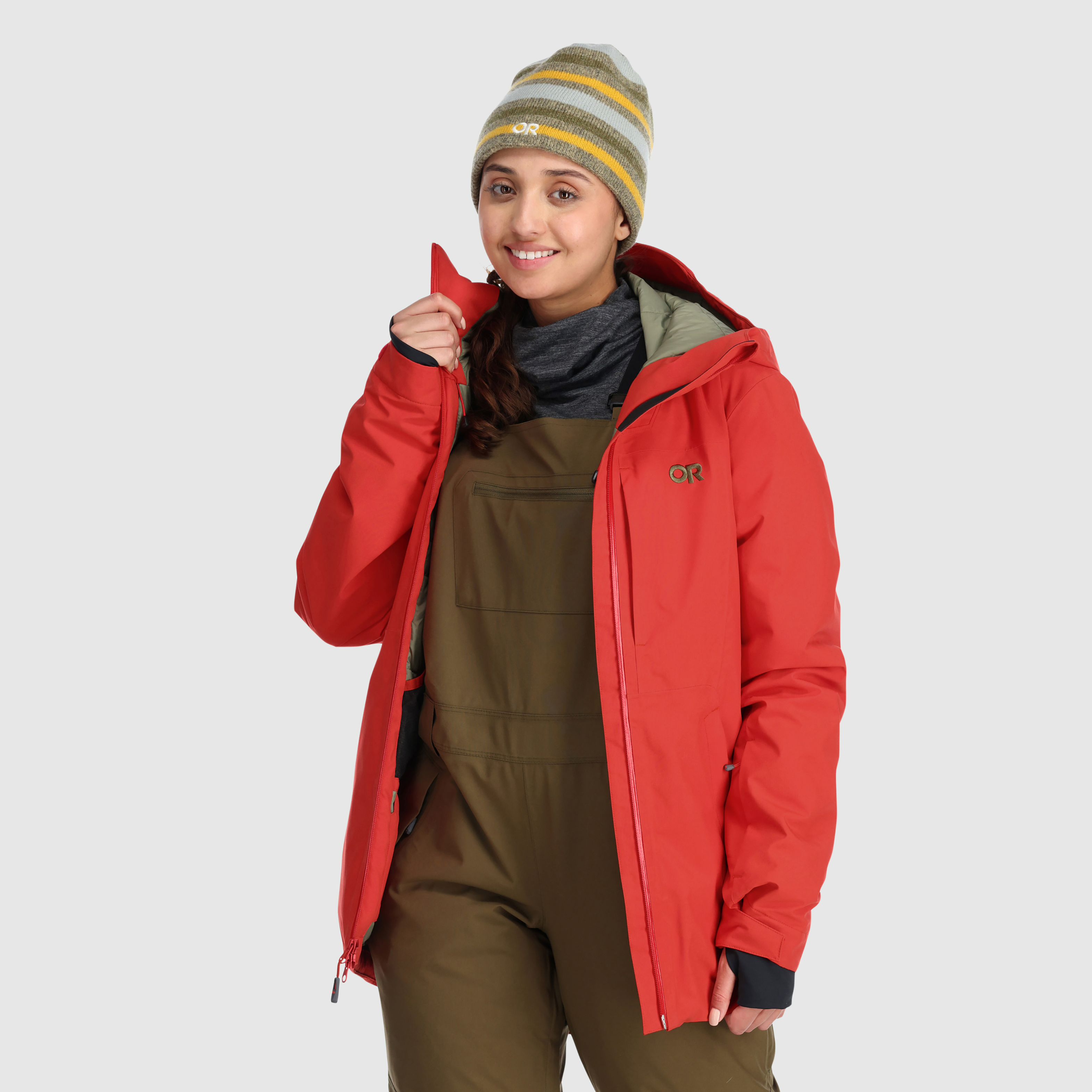 Women's Waterproof Insulated Snowcrew Jacket - Winter Warm Windproof Ski Coat for Snowboarding & Outdoor Activities