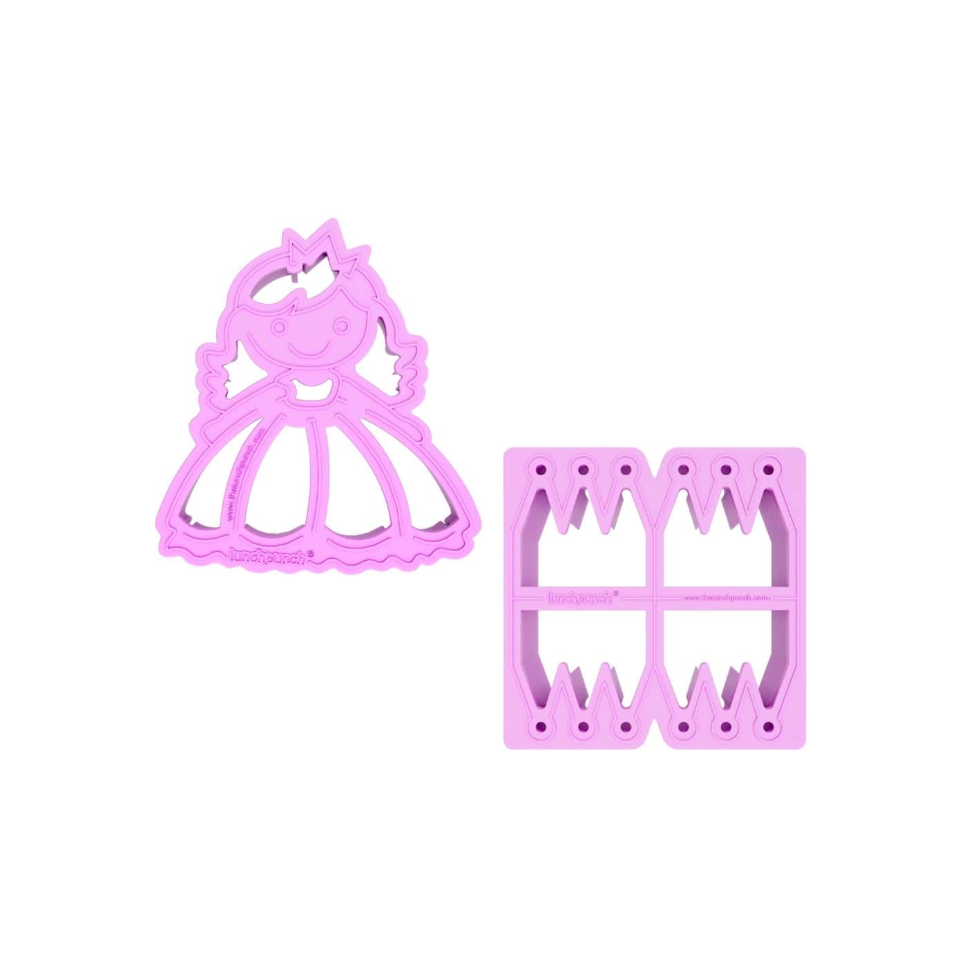 Princess Sandwich Cutter Set of 2 - Fun Lunch Punch Shapes for Kids | Perfect for School Lunches, Picnics & Birthday Parties